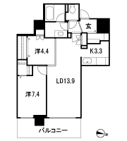 Floor: 2LDK, occupied area: 68.67 sq m, Price: 29,850,000 yen ~ 30,880,000 yen