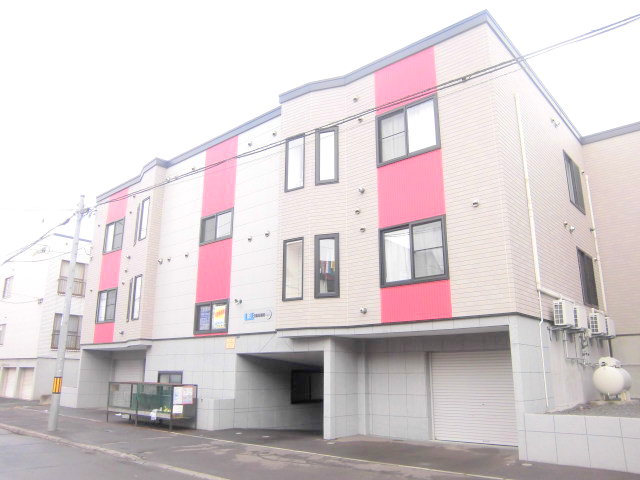 Building appearance. Stylish apartment