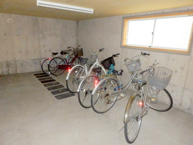 Other common areas. It is with indoor bicycle parking