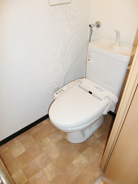 Toilet. It is with a bidet