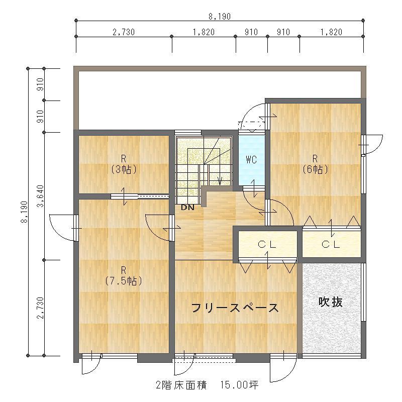 Floor plan. 24.5 million yen, 4LDK, Land area 180 sq m , Building area 111.8 sq m 2F