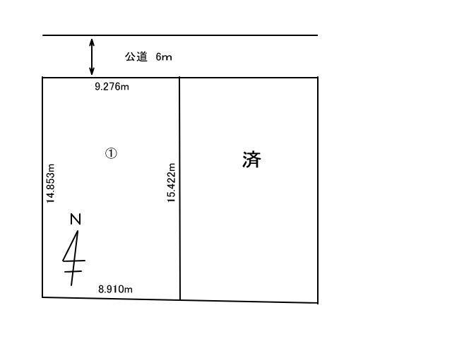 Compartment figure. Land price 10.9 million yen, Land area 137.54 sq m