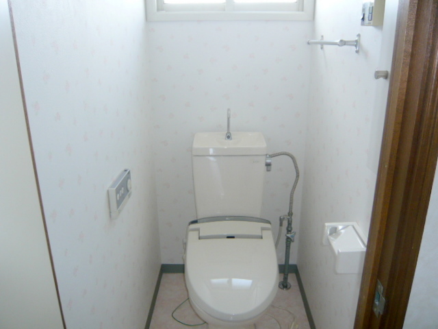 Toilet. It has a window in the toilet! 