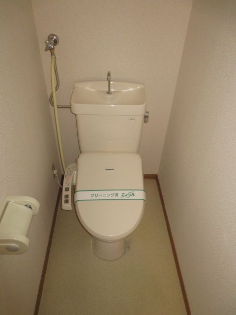 Toilet. It is with a bidet