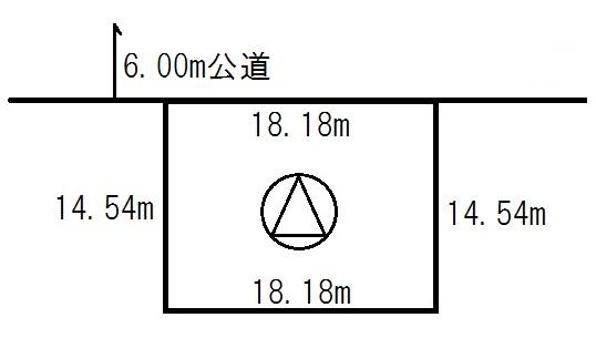 Compartment figure. Land price 20 million yen, It is a land area 264.46 sq m spacious frontage 18m! 