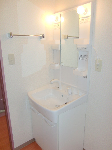 Washroom. Vanity equipped