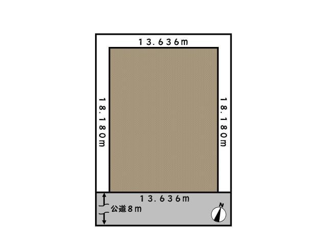 Compartment figure. Land price 17,900,000 yen, Land area 247.9 sq m compartment view