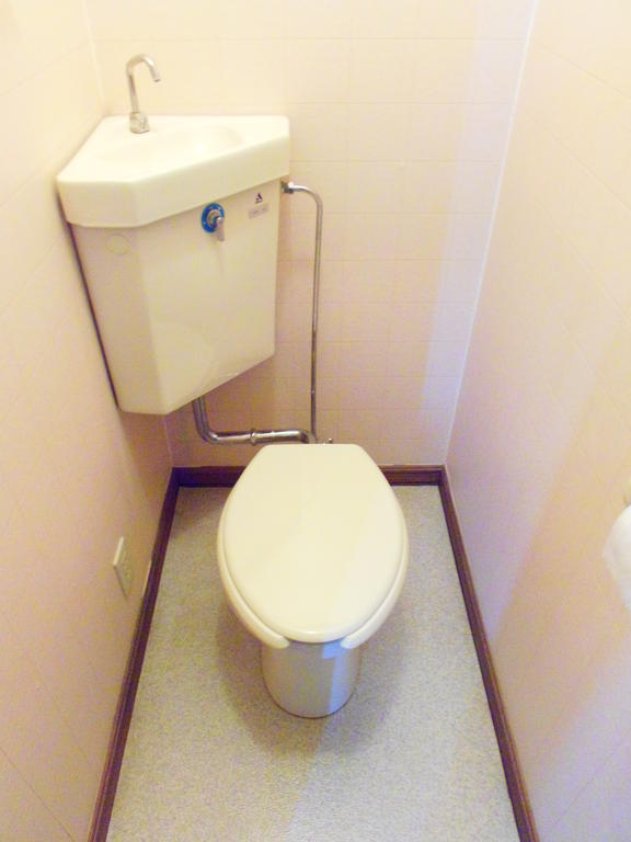 Toilet. It is very clean toilets in the pre-disinfection cleaning