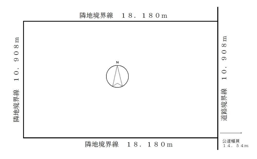 Compartment figure. Land price 12.9 million yen, Land area 198.34 sq m