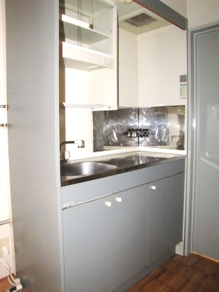 Kitchen. Beautiful kitchen in the pre-cleaning