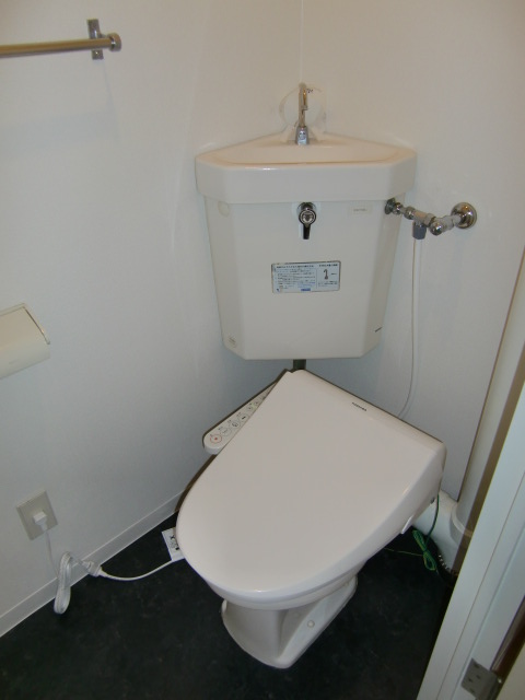 Toilet. It is with a bidet