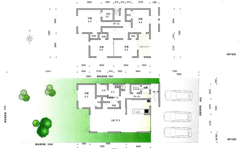 Floor plan. 29,800,000 yen, 4LDK, Land area 277.74 sq m , Building area 145.74 sq m