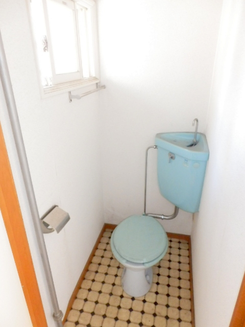 Toilet. It is beautifully cleaning being completed