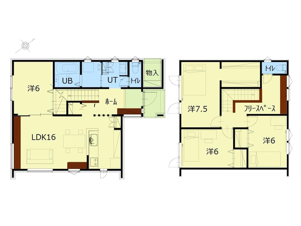 Floor plan. (NEWS floor plan), Price 25,800,000 yen, 4LDK, Land area 170.47 sq m , Building area 113.45 sq m