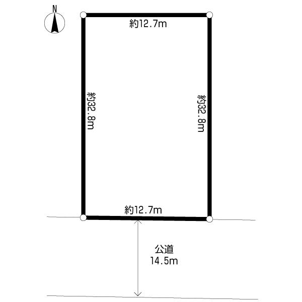 Compartment figure. Land price 45,300,000 yen, Land area 416.52 sq m