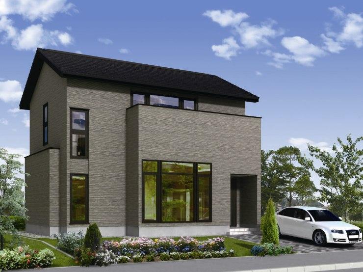 Rendering (appearance). Appearance was settled feeling of luxury with a large balcony and a pitched roof