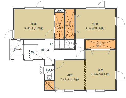 Building plan example (floor plan). Building plan example (2) first floor ( Issue land) Building Price      Ten thousand yen, Building area    sq m