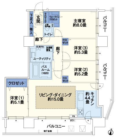 Floor: 4LDK, occupied area: 97.36 sq m, Price: 27,968,000 yen ~ 34,124,000 yen