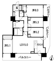 Floor: 4LDK, occupied area: 97.36 sq m, Price: 27,968,000 yen ~ 34,124,000 yen