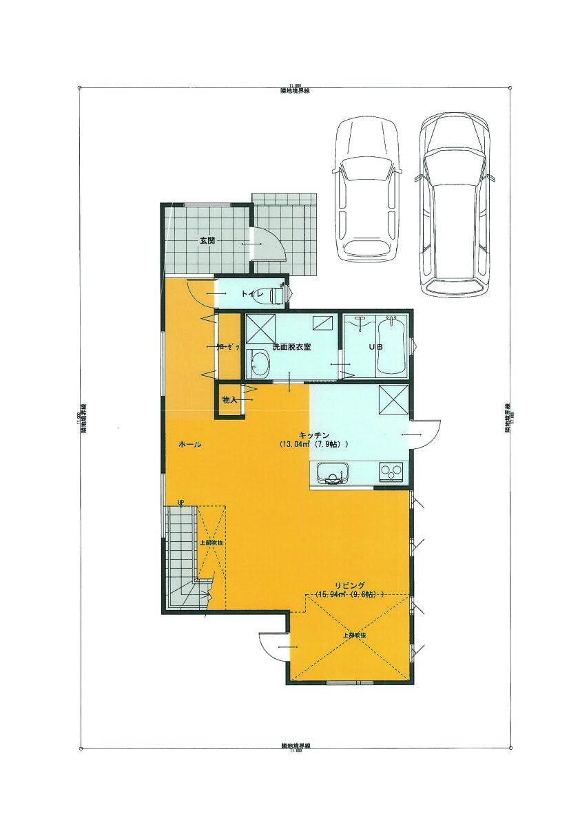 Building plan example (floor plan). Building plan example 1-floor plan view