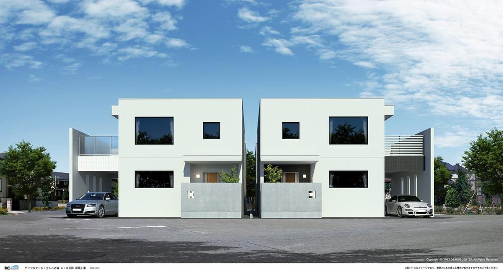 Rendering (appearance). Exterior - Rendering. durability ・ Excellent concrete housing in earthquake resistance. Car space 2 cars ensure (A ・ Btype)