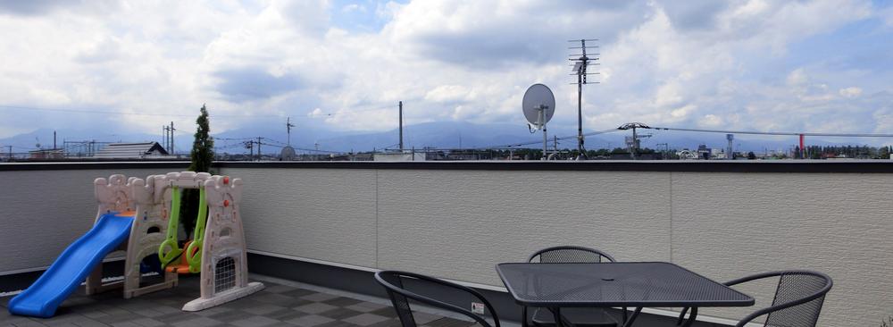 View photos from the dwelling unit. MidoriYutaka that does not try viewed from the roof of the Green Town Shinoro or open-minded view spreads (No. 4 locations)