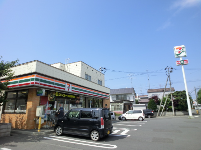 Convenience store. Seven-Eleven Sapporo colonization Article 3 store up (convenience store) 536m