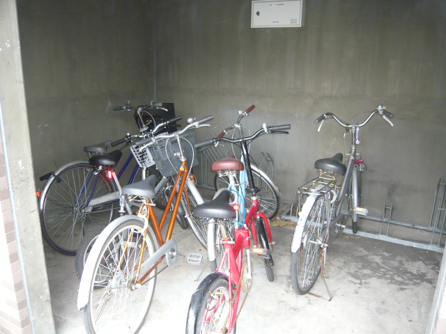 Other common areas. It does not embarrass the location of the bicycle