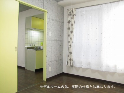 Other room space. The photograph is a model room use