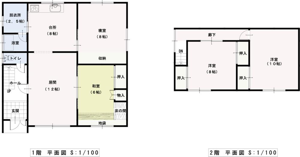 Floor plan. 10 million yen, 4LDK, Land area 208.41 sq m , Building area 121.5 sq m