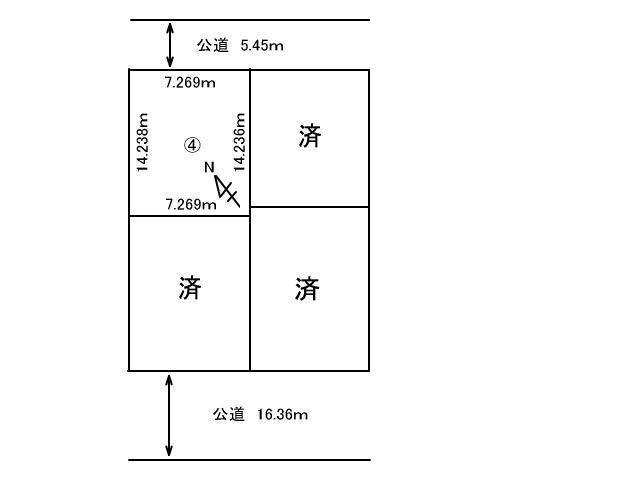 Compartment figure. Land price 8.5 million yen, Land area 103.48 sq m