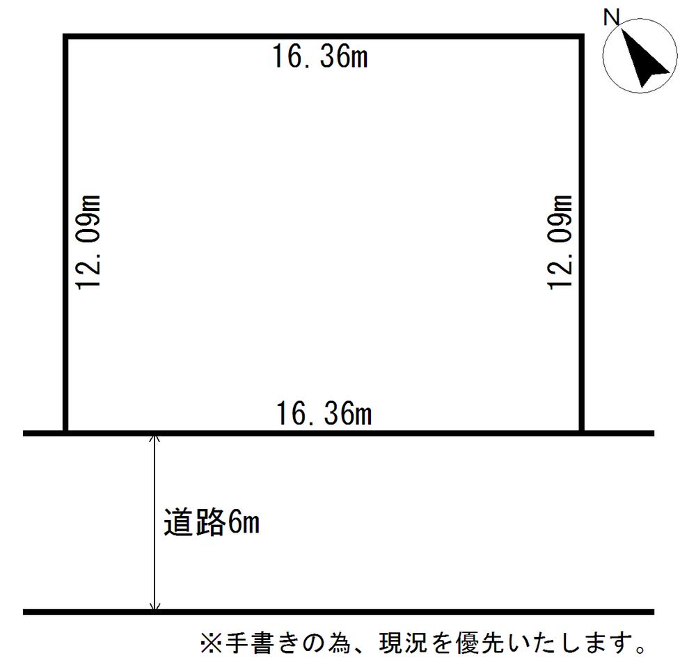 Compartment figure. Land price 8.9 million yen, Land area 197.85 sq m