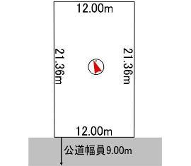 Compartment figure. Land price 11 million yen, Land area 256.27 sq m