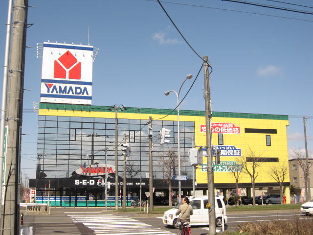 Home center. Yamada Denki Tecc Land Sapporo colonization store up (home improvement) 899m