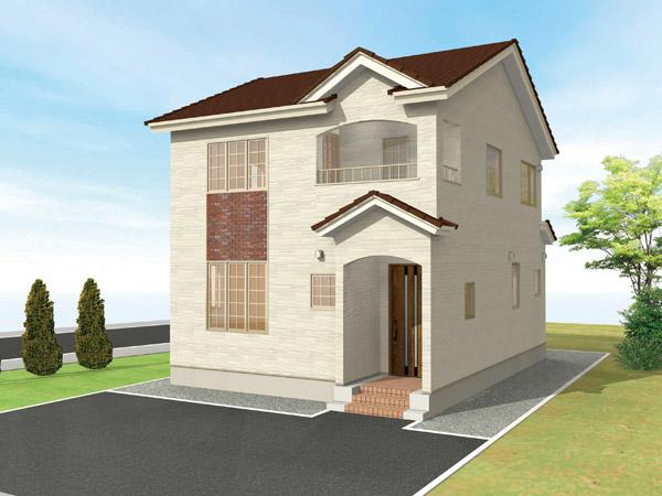 Rendering (appearance). Southwest corner lot facing along Shinkawadori. It is divided into parkland for the natural beauty hold, Good location of the lush landscape.