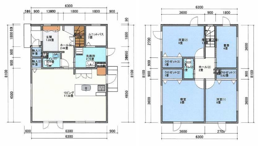 Floor plan. 22,800,000 yen, 4LDK, Land area 130.39 sq m , Building area 100.44 sq m