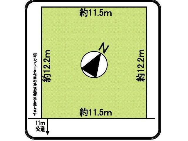 Compartment figure. Land price 6.3 million yen, Land area 140.53 sq m compartment view