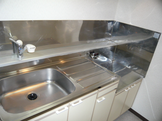 Kitchen. Beautiful sink easy-to-use kitchen