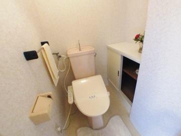 Toilet. Clean toilet with a bidet ☆ 