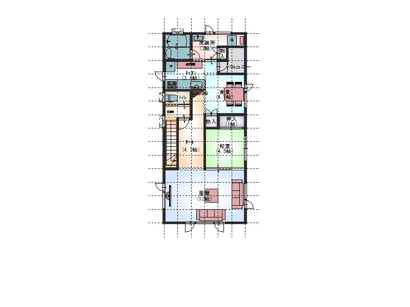 Floor plan. 30,800,000 yen, 4LDK, Land area 132.13 sq m , Building area 126.41 sq m 2F Floor Plan