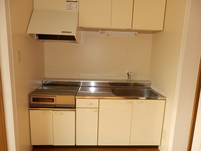 Kitchen. It is so ease of use in a flat kitchen