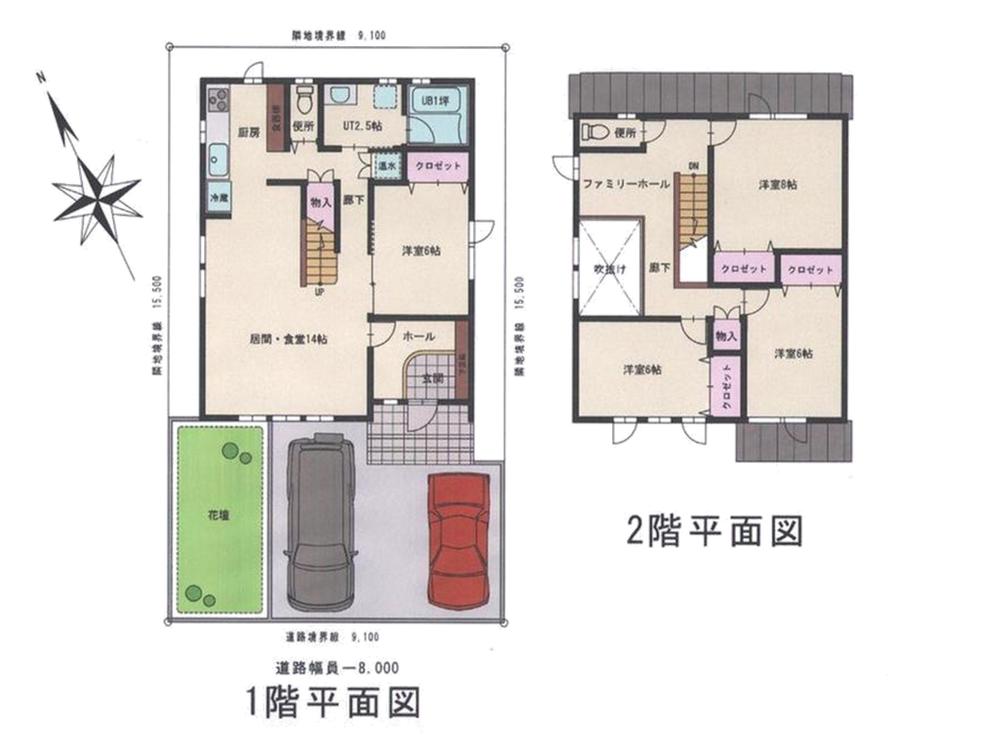 Floor plan. 22,800,000 yen, 4LDK, Land area 141.85 sq m , Building area 119.67 sq m