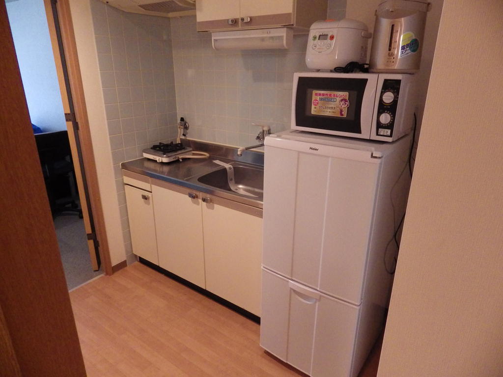 Kitchen. refrigerator, It is with a microwave oven ☆ 