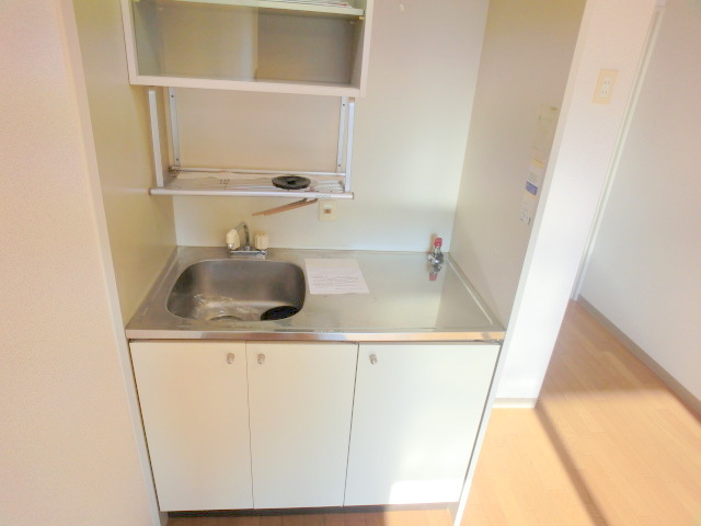 Kitchen. It comes with a handy shelf! ! 