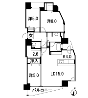 Floor: 3LDK, occupied area: 85.75 sq m, Price: 33,040,000 yen ~ 35,300,000 yen