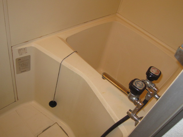 Bath. It will accumulate immediately hot water because it is compact tub