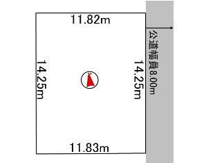 Compartment figure. Land price 7 million yen, Land area 168.58 sq m