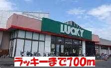 Supermarket. 700m until Lucky Shinoro store (Super)