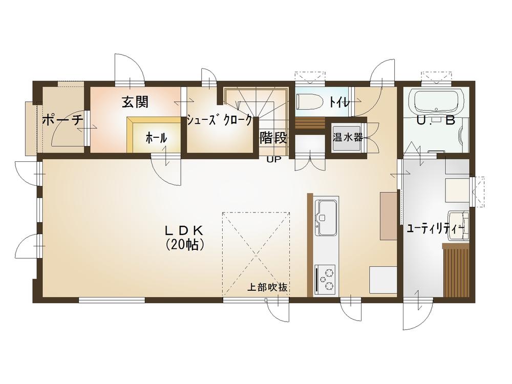 Floor plan. 24,980,000 yen, 4LDK, Land area 171.17 sq m , Building area 112.92 sq m 1 floor Floor