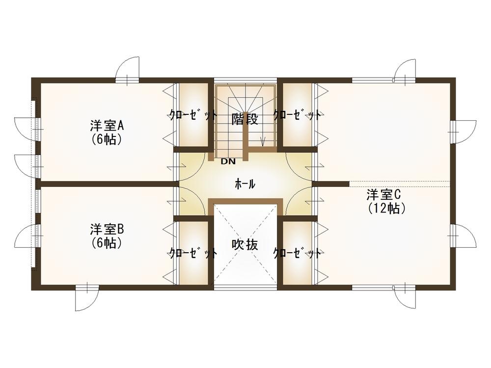 Floor plan. 24,980,000 yen, 4LDK, Land area 171.17 sq m , Building area 112.92 sq m 2 floor Floor Plan